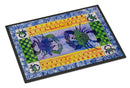 Crab Doormat Indoor Outdoor 24H X 36W Front Door Mat Rugs for Entryway, Non Slip Washable Low Pile,