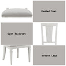 Katia - Side Chair (Set of 2) - Light Gray Linen & Weathered White