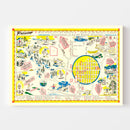 Vintage Map of Prescott, Arizona 1950