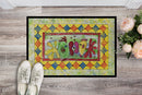 Kissing Fish Doormat Indoor Outdoor 24H X 36W Front Door Mat Rugs for Entryway, Non Slip Washable Low Pile,