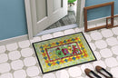 Kissing Fish Doormat Indoor Outdoor 24H X 36W Front Door Mat Rugs for Entryway, Non Slip Washable Low Pile,