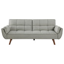 Caufield Upholstered Tufted Convertible Sofa Bed Grey