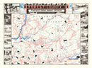 Vintage Map of Forest County, California 1957