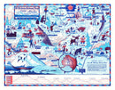 Vintage Map of Mt. McKinley National Park, 1937