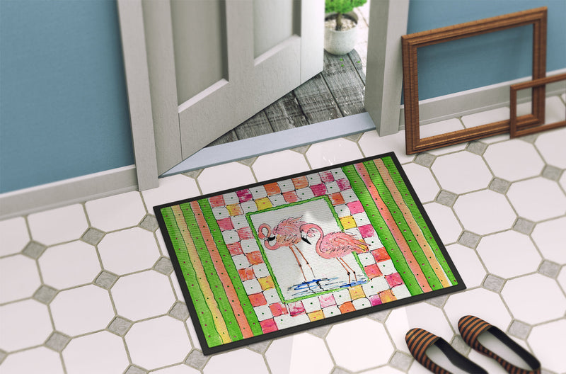 Flamingo Indoor or Outdoor Mat 18x27 8077 Doormat