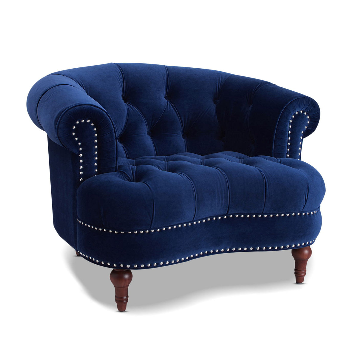 La Rosa - Victorian Tufted Upholstered Accent Chair, photo 20 of 37