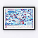 Vintage Map of Mt. McKinley National Park, 1937