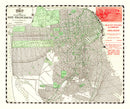 Vintage Map of San Francisco, California 1906