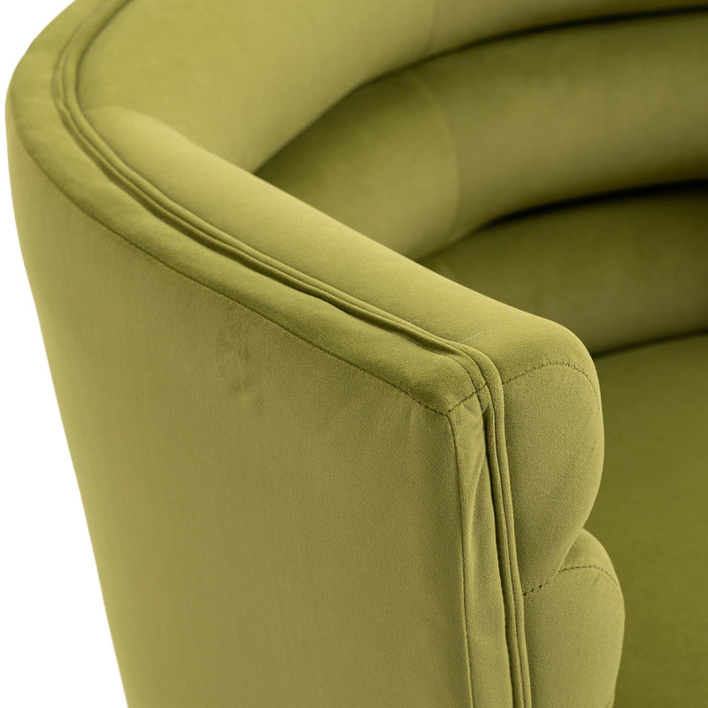 Swivel Barrel Chair, Comfy Round Accent Chair with storage for Living Room, 360 Degree Swivel Barrel Club Chair, Leisure Arm Chair for Nursery, Hotel, Bedroom, Office