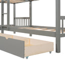 L Shaped Bunk Bed With Drawers by Unique Piece Furniture