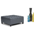 Harrison - Upholstered Coffee Table Storage Ottoman by Unique Piece Furniture