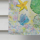 Red Headed Funky Mermaid House Flag 28x40 Porch Sleeve Pole Decorative Outside Yard Banner Artwork Wall Hanging, Polyester