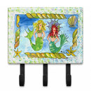 Mermaids Blonde and Red Head Leash or Key Holder Wall Hooks, Coat Rack Wall Mount, for Hanging Keys, Towels, Aprons, Leashes