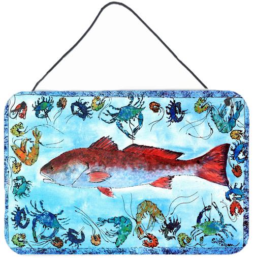 Fish Red Fish Indoor or Aluminium Metal Wall or Door Hanging Prints