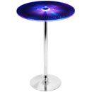 Spyra - Contemporary Light Up Adjustable Bar Table - Multi by HouseOfZazla