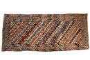 3.5x8.5 Antique Kurdish Rug Runner