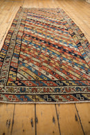 3.5x8.5 Antique Kurdish Rug Runner