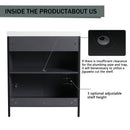 Modern Freestanding Bathroom Vanity With Resin Sink & Soft Close Cabinet Doors