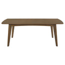Malone Rectangular 78-inch Wood Dining Table Dark Walnut