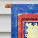 Blue Maryland Crab House Flag 28x40 Porch Sleeve Pole Decorative Outside Yard Banner Artwork Wall Hanging, Polyester