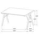 Randolph 79-inch Rectangular Dining Table Sheesham and Brown