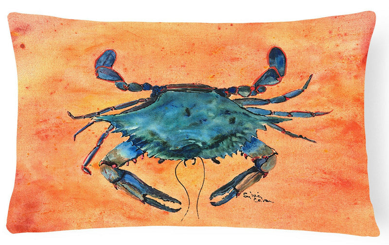 Crab   Canvas Fabric Decorative Pillow