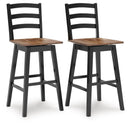 Wildenauer - Swivel Stool (Set of 2) by Unique Piece Furniture