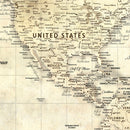 Personalized Push Pin World Map Canvas Print – Custom