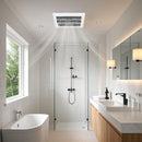80 CFM Bathroom Exhaust Fan with Metal Housing and 4 Inches Duct
