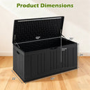 80 Gallon Outdoor Deck Box with Lockable Lid by LJGDeals
