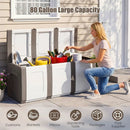 80 Gallon Patio Container with Lockable Lid for Packages and Garden by LJGDeals