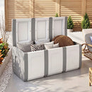 80 Gallon Patio Container with Lockable Lid for Packages and Garden by LJGDeals