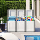 80 Gallon Patio Container with Lockable Lid for Packages and Garden by LJGDeals