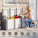 80 Gallon Patio Container with Lockable Lid for Packages and Garden by LJGDeals