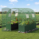 Walk-In Greenhouse with Planter Bed 80" x 79" x 79"