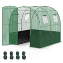 Walk-In Greenhouse with Planter Bed 80" x 79" x 79"