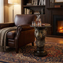 Leopard Head Accent Table