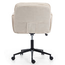 Criss Cross Swivel Desk Chair With Adjustable Armrests & Wheels For Home Office by HouseOfZazla