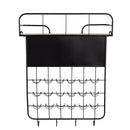 Floating Coffee Bar Shelf With Coffee Pod Holder, Hooks And Storage Shelf - Black by HouseOfZazla