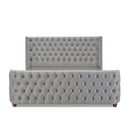 Brooklyn - Tufted Panel Bed Headboard And Footboard Set by HouseOfZazla
