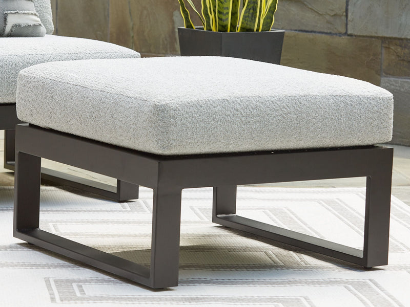 Beachloft - Ottoman With Cushion - Black / Gray, photo 3 of 6