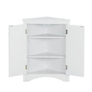 Triangle Bathroom Storage Cabinet With Adjustable Shelves, Freestanding Floor Cabinet For Home Kitchen by HouseOfZazla
