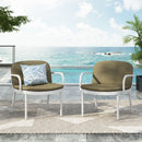 Luna Outdoor Club Chair Set of 2
