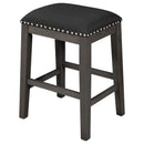 5 Pieces Counter Height Rustic Farmhouse Dining Room Wooden Bar Table Set With 2 Stools And 2 Chairs