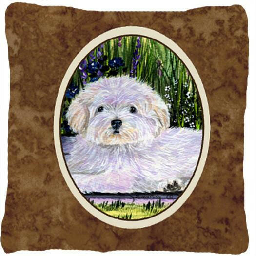 Coton de Tulear Decorative   Canvas Fabric Pillow