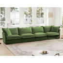 Slipcovered Long Sofa - 4 Seater