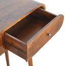 Solid Wood Curved Edge Console Table by HouseOfZazla