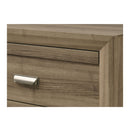 5 Drawer Storage Chest With Pulls - Light Brown by Unique Piece Furniture