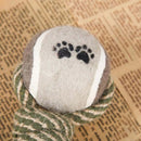 Pets Chew Toy Cotton Rope Tennis Dumbbell Rubbertoy Ball Medium Large Dog Interactive Toy Animal Playing Supplies