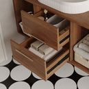 Wall-Mounted Bathroom Vanity with Ceramic Sink by HouseOfZazla